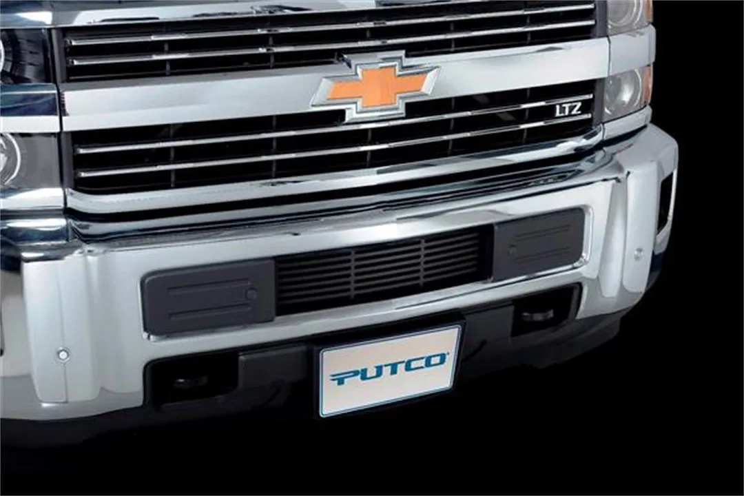 87195 – PUTCO Bumper Grille Insert, Horizontal Bar Style Powder Coated Black - view 2